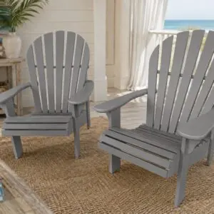 Adirondack Wooden Chair - GREY – Brand New and Made to Order