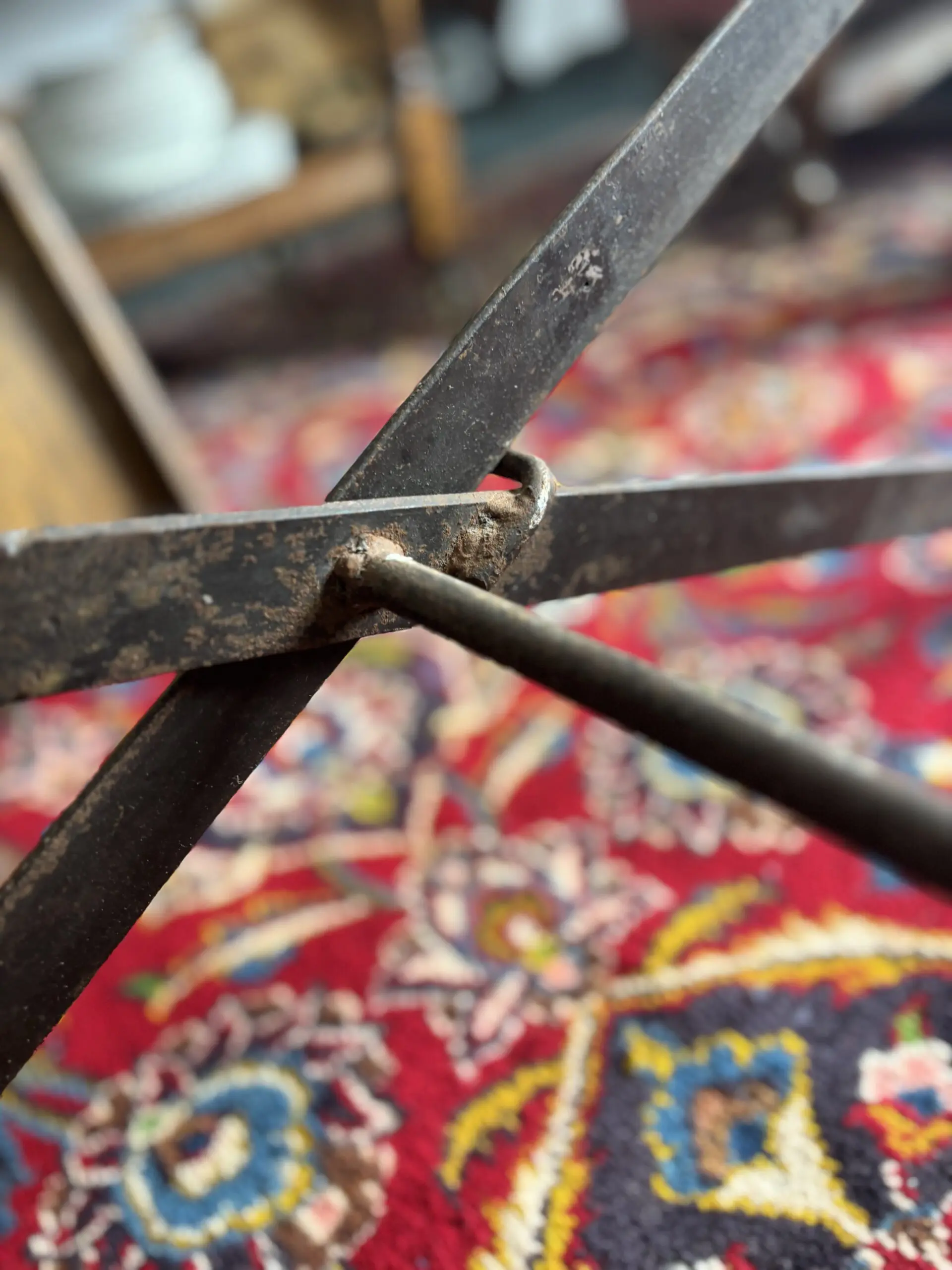 Artist-Restored X-Large Butler’s Tray Table - Image 6