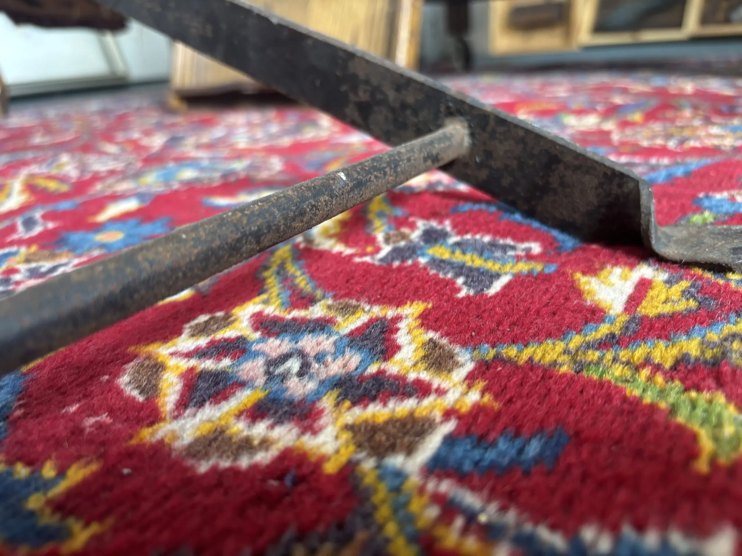 Artist-Restored X-Large Butler’s Tray Table - Image 5