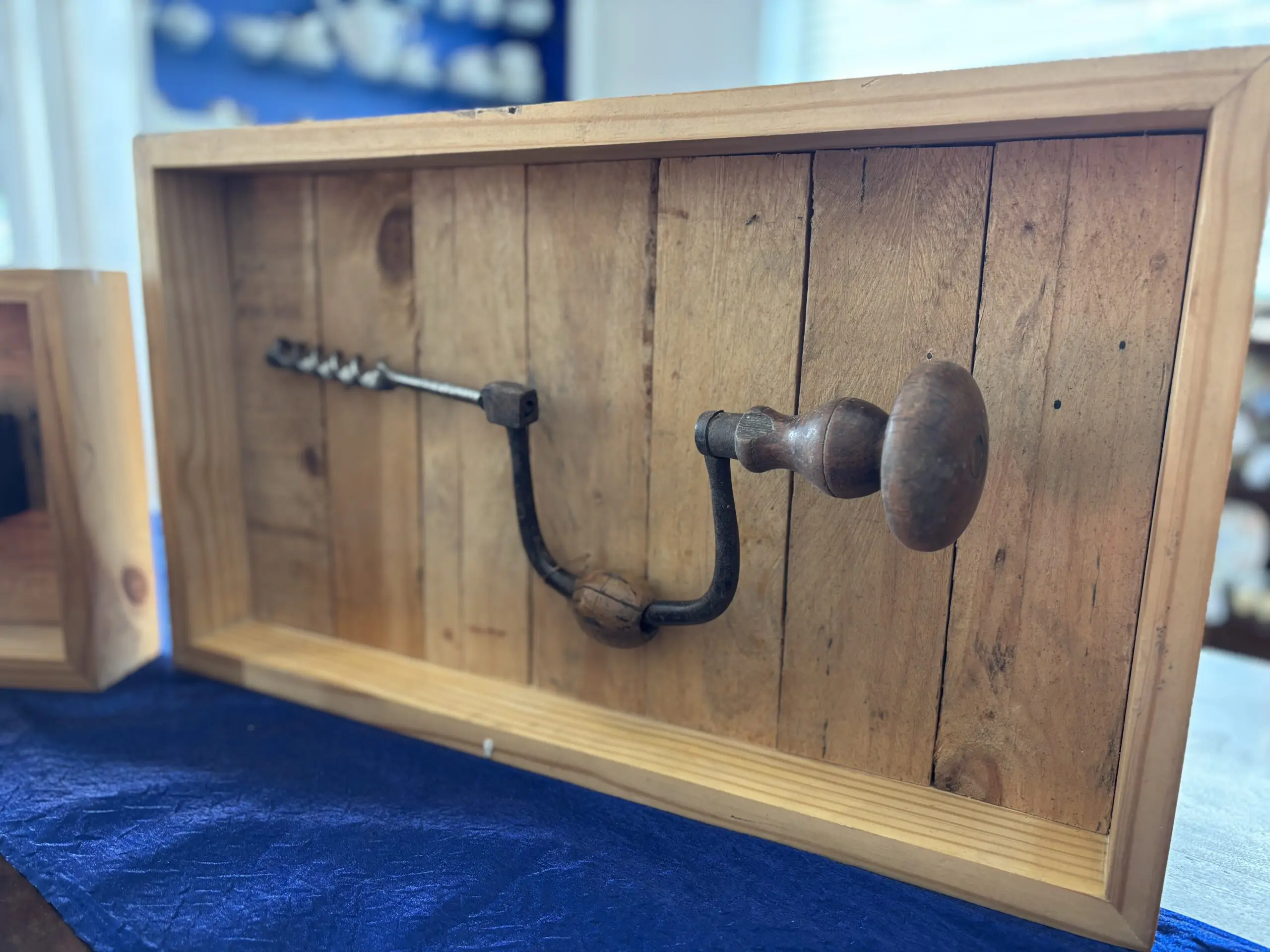 Collection of Five Framed Vintage Trade & Woodworking Tools - Image 6