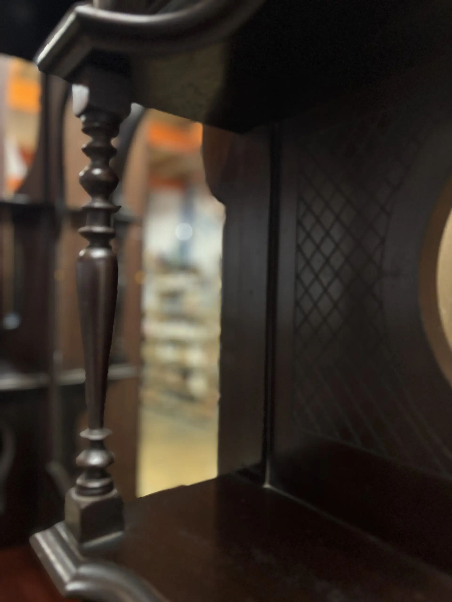 Edwardian / Late Victorian Display Cabinet with Mirror Back - Image 2