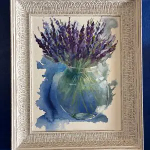 Original Lavender Bouquet by Local Artist