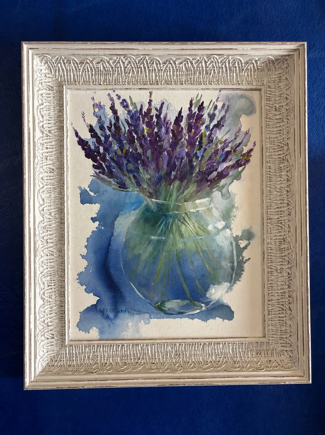 Original Lavender Bouquet by Local Artist