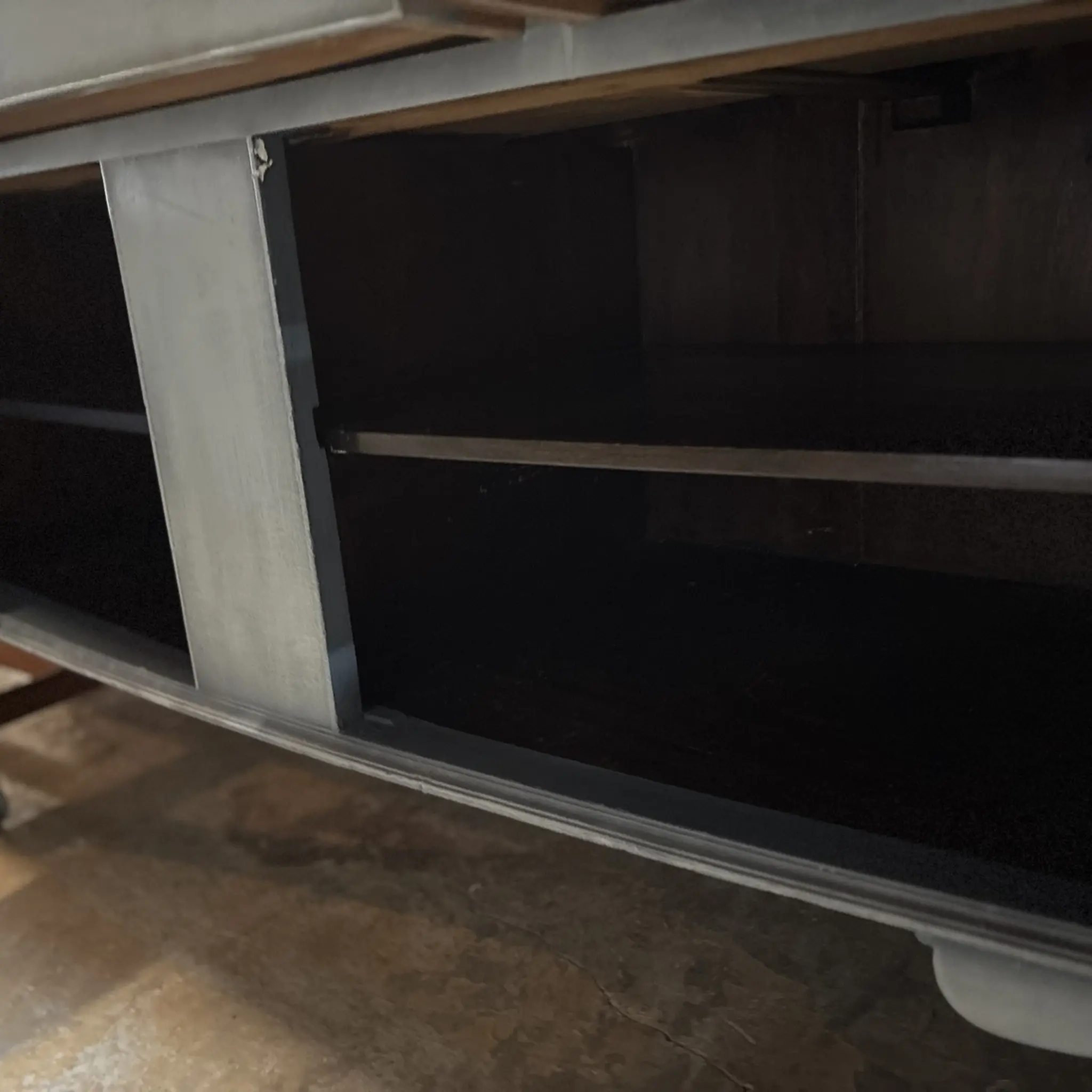 Upcycled Blue Sideboard with Gilt Detail - Image 5