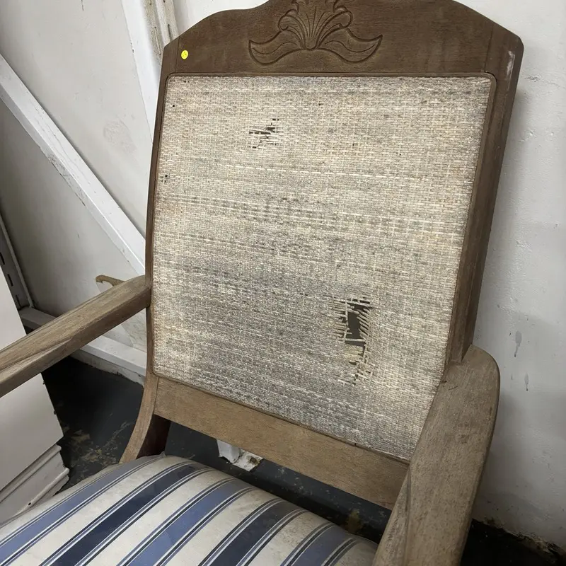 Pair of Indonesian Carved Wooden Armchairs - Image 6