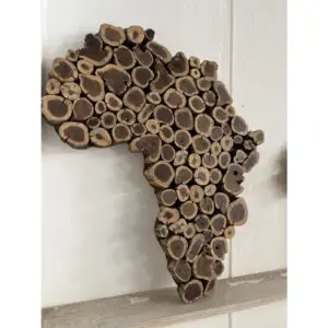 Africa Reclaimed Wood Wall Art Mural