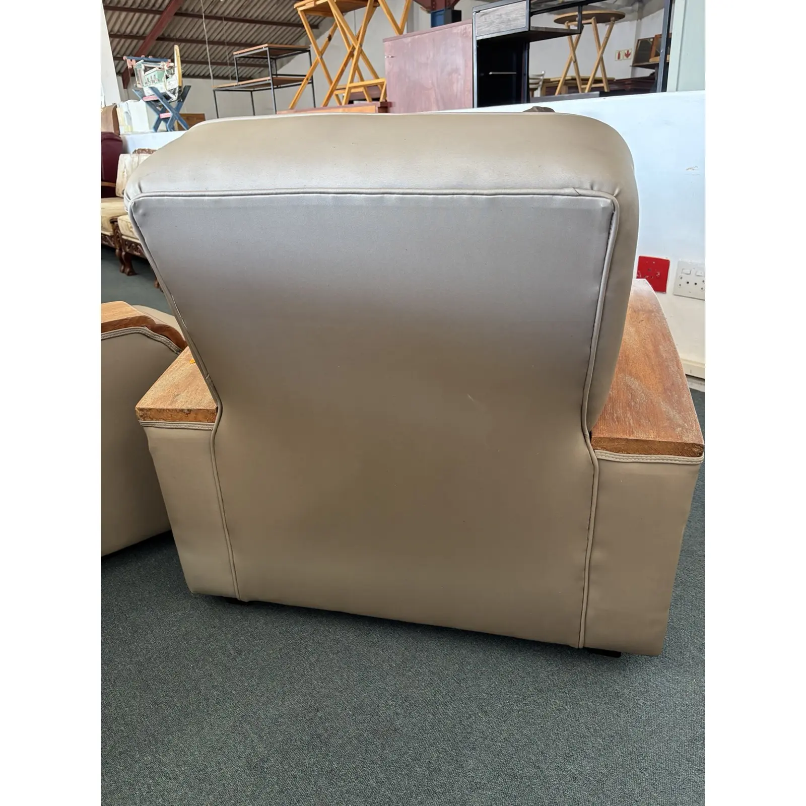 Pair of Art Deco Lounge Armchairs – Newly Upholstered - Image 8