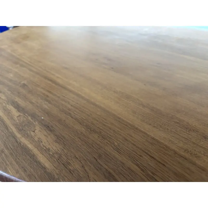Large Mahogany Half Moon Console Table - Image 2