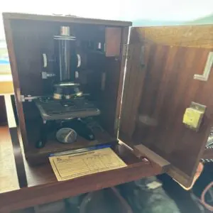 Vintage Watson & Sons Cased Laboratory Microscope