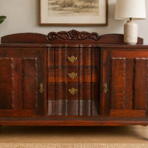 Duros Imbuia Sideboard with 3 Drawers & 2 Cupboards