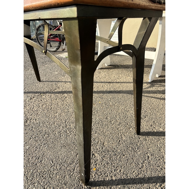 Ornate Glass Top Console Sofa Table - Image 3